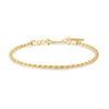 Gold Rope Twist Bracelet