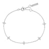 Silver Stars Station Bracelet