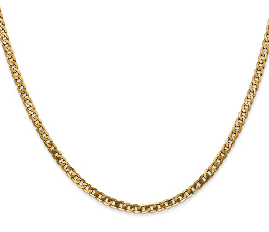 10KT 22 Inch Curb Chain - Lambert Jewelers