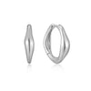 Wave Huggie Hoop Earrings