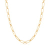 Gold Cable Connect Chunky Chain Necklace