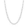 Silver Paperclip Chunky Chain Necklace