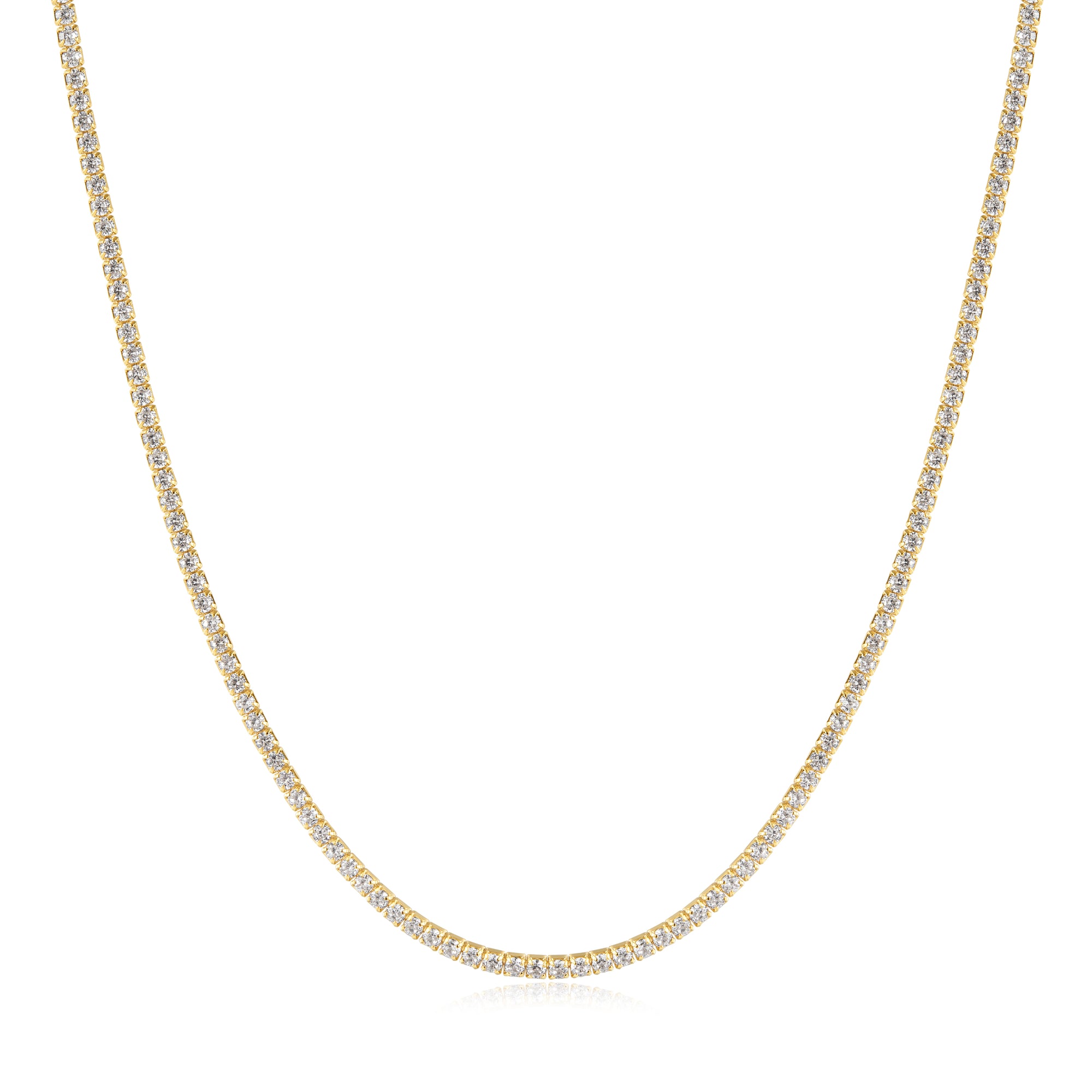 Gold Pavé Necklace