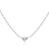 Silver Triangle Necklace