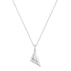 Silver Triangle Pendant Necklace