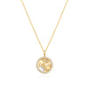 Gold Shiny Sun Star Necklace