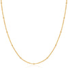 Gold Orb Chain Necklace