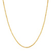 Gold Box Link Chain Necklace