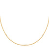 Gold Cross Station Necklace