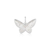 Silver Mother Of Pearl Butterfly Charm