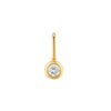 Gold Bezel Set Charm