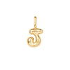 Gold J Letter Charm