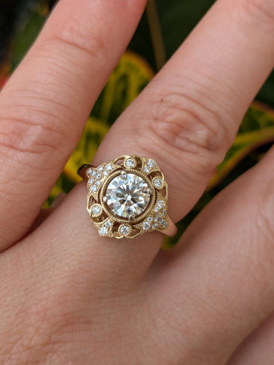 Krista Vintage Engagement Ring