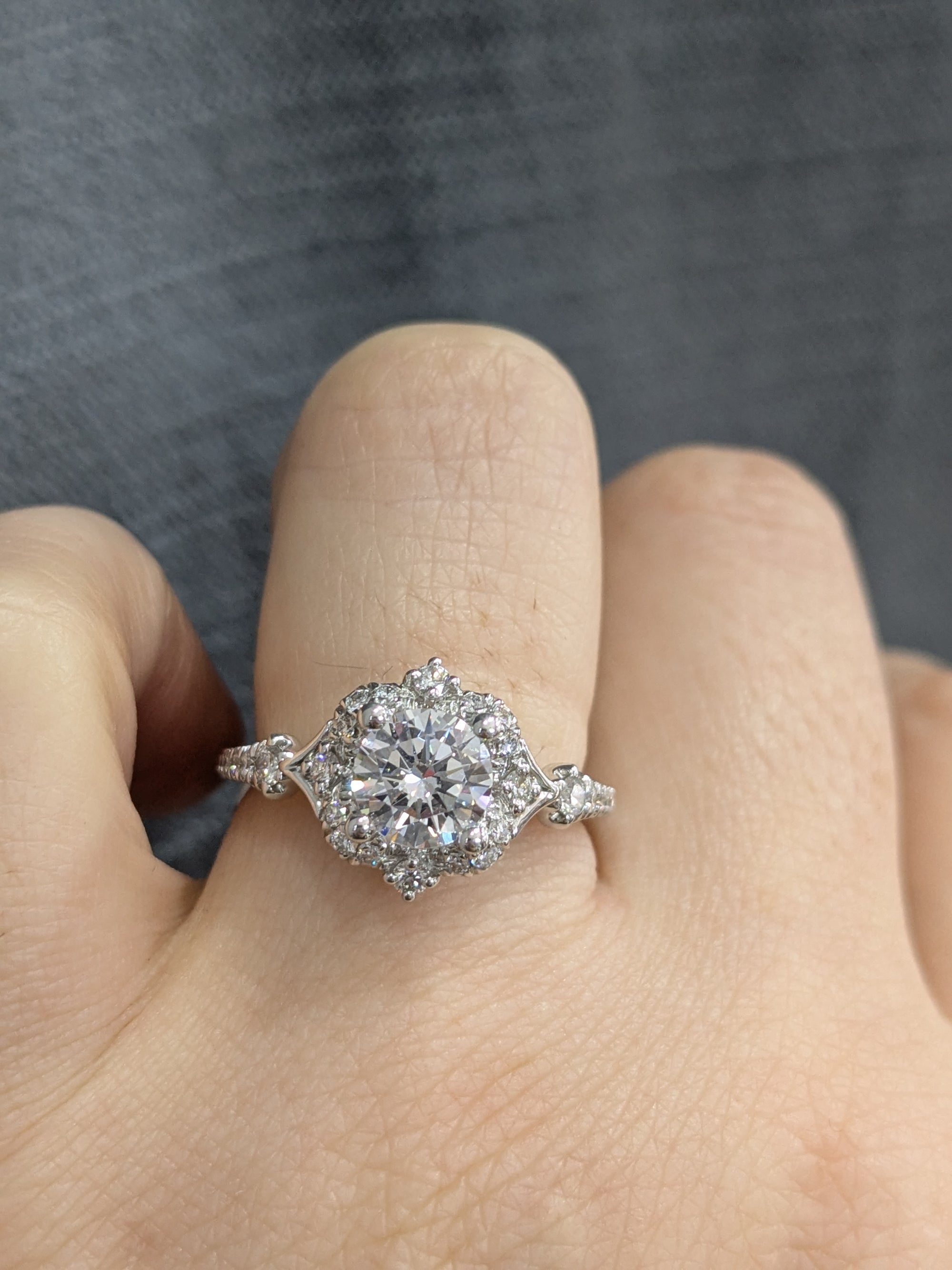 Veronique Semi- Mount Engagement Ring