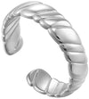 Smooth Twist Thin Band Ring