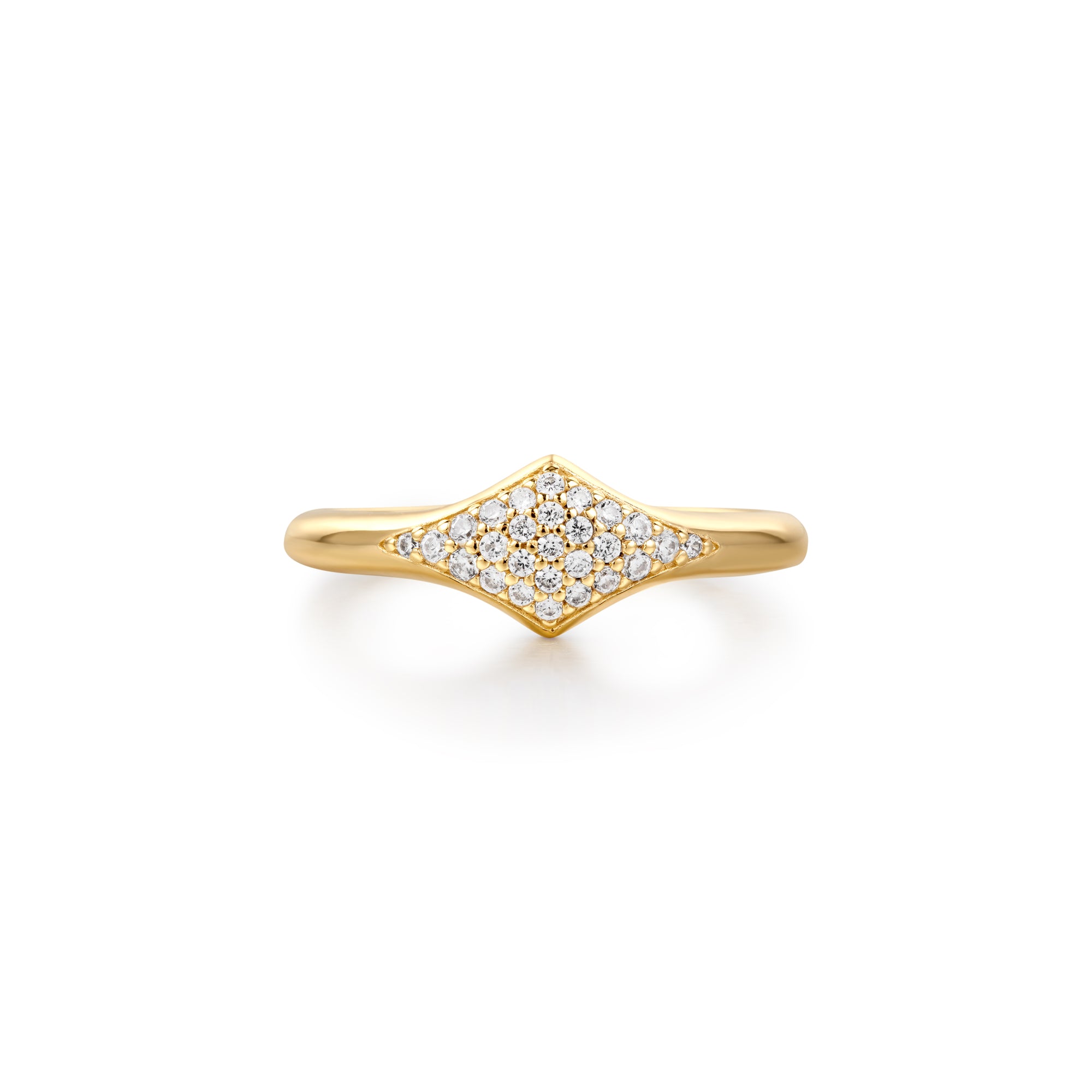 Gold Pavé Sparkle Ring