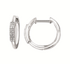 Diamond Hoop Earrings