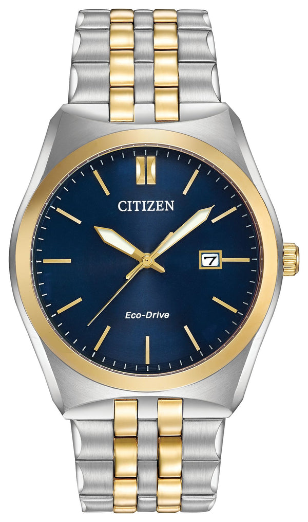 Men's Two Tone Citizen Watch with Blue Face - Lambert Jewelers