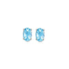 14KT WHITE GOLD 1/2 CTW Gemstone Earrings