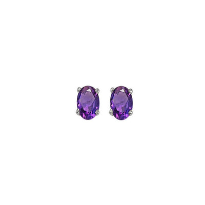 14KT WHITE GOLD 1/2 CTW Gemstone Earrings