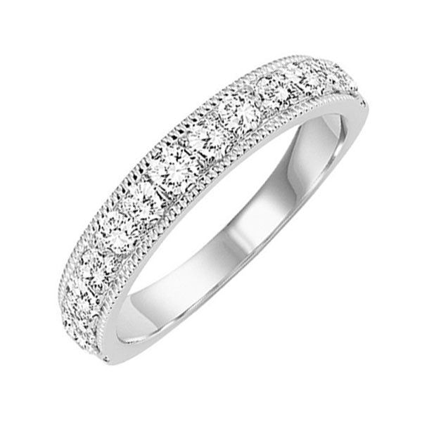 14KT WHITE GOLD DIAMOND(1/4CTW) BAND - Lambert Jewelers