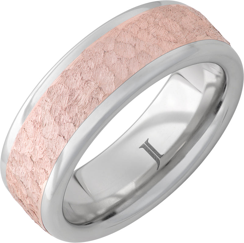 Golden Sands - Serinium® 14K Rose Gold Inlay Ring